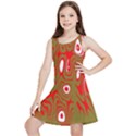 Red-dark Kids  Lightweight Sleeveless Dress View1