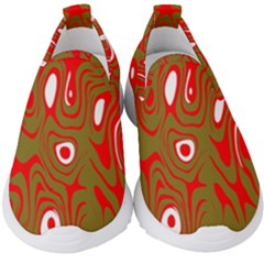 Red-dark Kids  Slip On Sneakers by nateshop