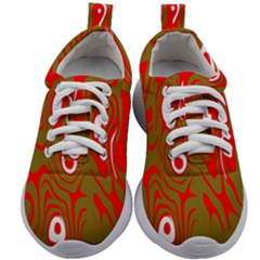 Red-dark Kids Athletic Shoes by nateshop