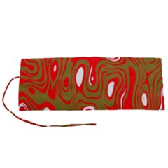 Red-dark Roll Up Canvas Pencil Holder (s) by nateshop