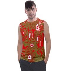 Red-dark Men s Regular Tank Top by nateshop