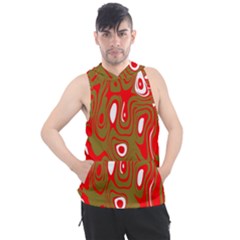 Red-dark Men s Sleeveless Hoodie by nateshop