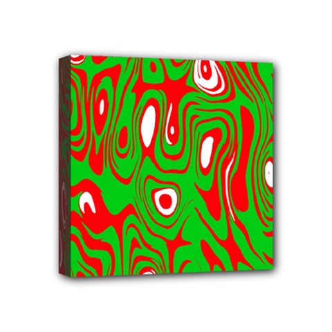 Red-green Mini Canvas 4  X 4  (stretched) by nateshop