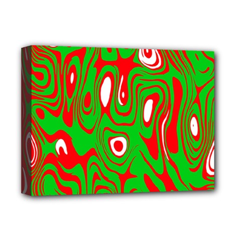 Red-green Deluxe Canvas 16  X 12  (stretched)  by nateshop