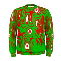 Red-green Men s Sweatshirt by nateshop