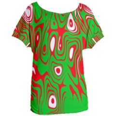 Red-green Women s Oversized Tee by nateshop