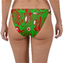 Red-green Band Bikini Bottom View2