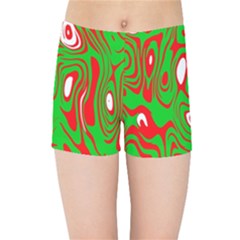 Red-green Kids  Sports Shorts by nateshop