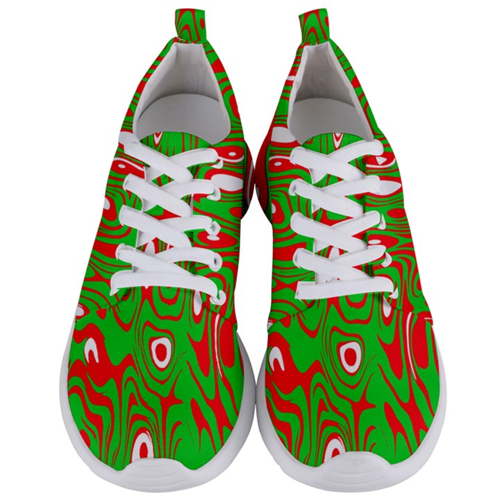 Red-green Men s Lightweight Sports Shoes