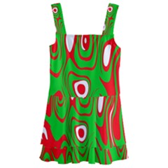 Red-green Kids  Layered Skirt Swimsuit by nateshop