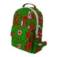 Red-green Flap Pocket Backpack (large) by nateshop