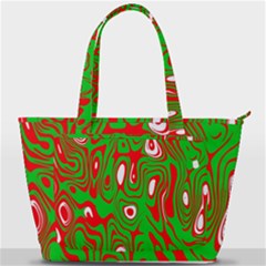 Red-green Back Pocket Shoulder Bag  by nateshop