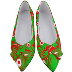 Red-green Women s Bow Heels by nateshop