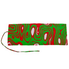 Red-green Roll Up Canvas Pencil Holder (s) by nateshop