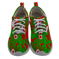 Red-green Women Athletic Shoes by nateshop