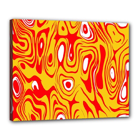 Red-yellow Canvas 20  X 16  (stretched) by nateshop