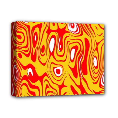 Red-yellow Deluxe Canvas 14  X 11  (stretched) by nateshop