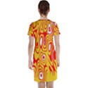 Red-yellow Short Sleeve Nightdress View2