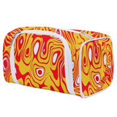 Red-yellow Toiletries Pouch by nateshop