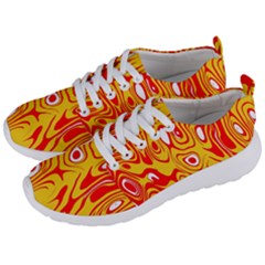 Red-yellow Men s Lightweight Sports Shoes by nateshop