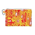 Red-yellow Canvas Cosmetic Bag (Large) View1