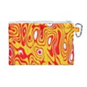 Red-yellow Canvas Cosmetic Bag (Large) View2