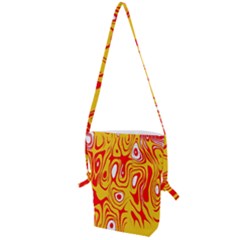 Red-yellow Folding Shoulder Bag by nateshop