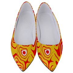 Red-yellow Women s Low Heels by nateshop