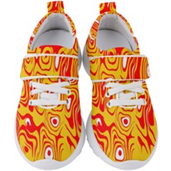 Red-yellow Kids  Velcro Strap Shoes by nateshop