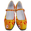 Red-yellow Women s Mary Jane Shoes View1