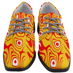 Red-yellow Women Heeled Oxford Shoes by nateshop