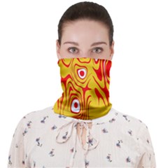 Red-yellow Face Covering Bandana (adult) by nateshop