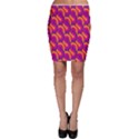 Retro-pattern Bodycon Skirt View1