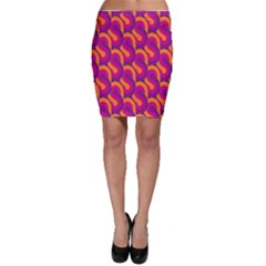 Retro-pattern Bodycon Skirt by nateshop