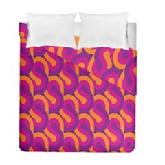 Retro-pattern Duvet Cover Double Side (full/ Double Size) by nateshop