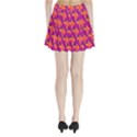 Retro-pattern Pleated Mini Skirt View2