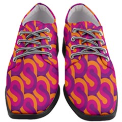 Retro-pattern Women Heeled Oxford Shoes by nateshop