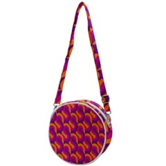 Retro-pattern Crossbody Circle Bag by nateshop