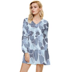 Sample Tiered Long Sleeve Mini Dress by nateshop