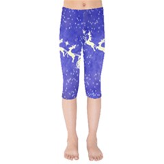 Santa-claus-with-reindeer Kids  Capri Leggings  by nateshop