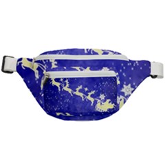 Santa-claus-with-reindeer Fanny Pack by nateshop