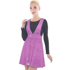 Scrapbooking Plunge Pinafore Velour Dress by nateshop