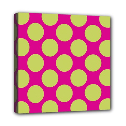 Seamless, Polkadot Mini Canvas 8  X 8  (stretched) by nateshop