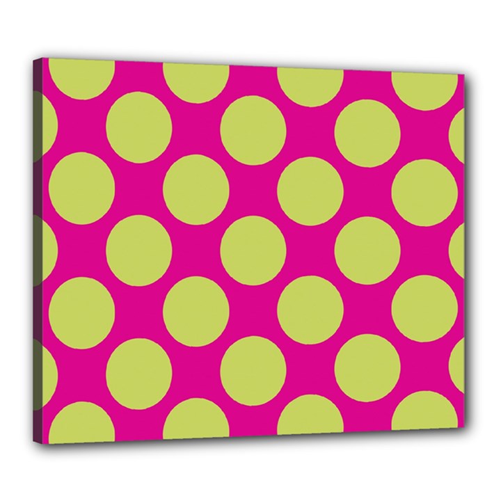 Seamless, Polkadot Canvas 24  x 20  (Stretched)