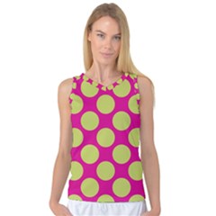 Seamless, Polkadot Women s Basketball Tank Top by nateshop