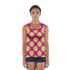 Seamless, Polkadot Sport Tank Top  by nateshop