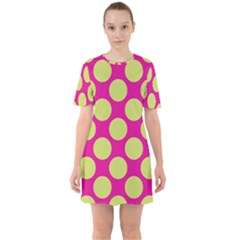 Seamless, Polkadot Sixties Short Sleeve Mini Dress by nateshop