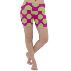 Seamless, Polkadot Lightweight Velour Yoga Shorts by nateshop