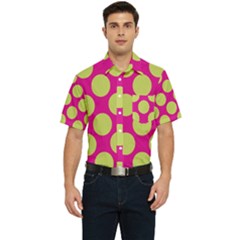 Seamless, Polkadot Men s Short Sleeve Pocket Shirt  by nateshop