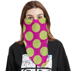 Seamless, Polkadot Face Covering Bandana (triangle) by nateshop